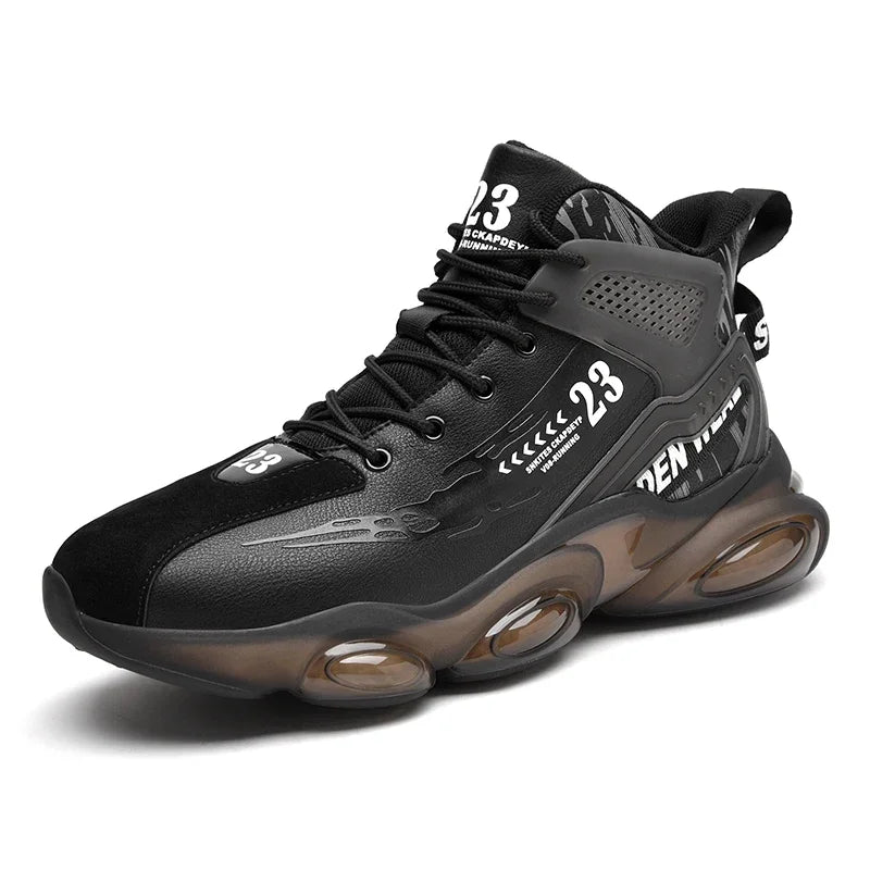 Men Sneakers Fashion Outdoor Jogging Sports Shoes Mesh Breathable Cushioning Lightweight Rebound Versatile Basket Footwear Male