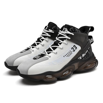 Men Sneakers Fashion Outdoor Jogging Sports Shoes Mesh Breathable Cushioning Lightweight Rebound Versatile Basket Footwear Male