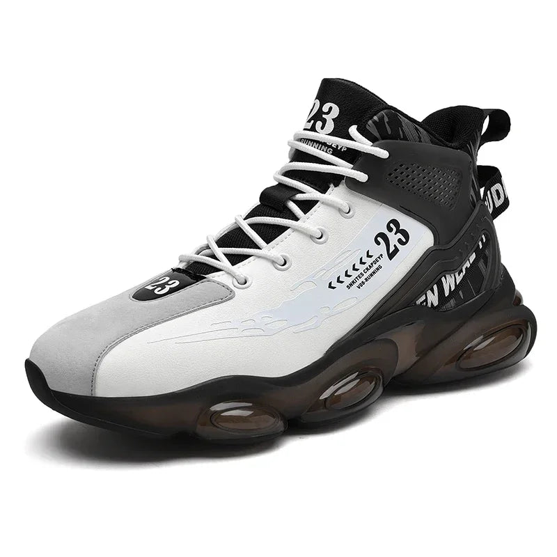 Men Sneakers Fashion Outdoor Jogging Sports Shoes Mesh Breathable Cushioning Lightweight Rebound Versatile Basket Footwear Male