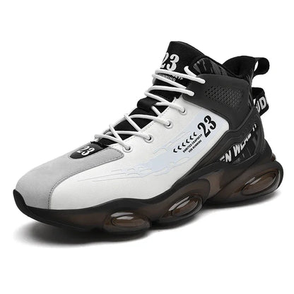 Men Sneakers Fashion Outdoor Jogging Sports Shoes Mesh Breathable Cushioning Lightweight Rebound Versatile Basket Footwear Male